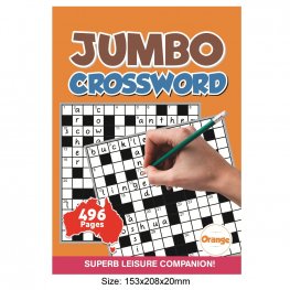 496 Pages Cross Word Book Orange (MM37495) 496 Pages Cross Word Book Orange (MM37495)