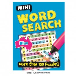 192 Pages Mini Word Search BLUE, More Than 150 Puzzles! (MM47487) 192 Pages Mini Word Search BLUE, More Than 150 Puzzles! (MM47487)