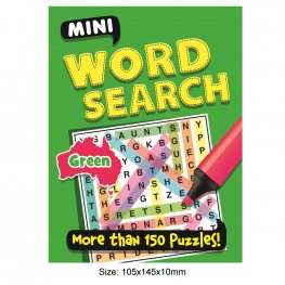 192 Pages Mini Word Search GREEN, More Than 150 Puzzles! (MM47500) 192 Pages Mini Word Search GREEN, More Than 150 Puzzles! (MM47500)