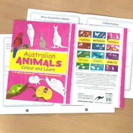 Australian ANIMALS Colour and Learn MM50678 Australian ANIMALS Colour and Learn MM50678