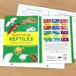 Australian REPTILES Colour and Learn MM50685 Australian REPTILES Colour and Learn MM50685