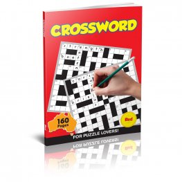 160 Pages Cross Word Book RED (MM50722) 160 Pages Cross Word Book RED (MM50722)