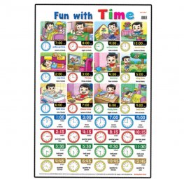 Educational Chart Fun With Time (MM58334) Educational Chart Fun With Time (MM58334)