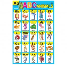 Educational Chart ABC Animals (MM60038) Educational Chart ABC Animals (MM60038)