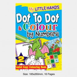 My Little Hands Dot To Dot & Colour by Numbers Book 2 (MM74959) My Little Hands Dot To Dot & Colour by Numbers Book 2 (MM74959)