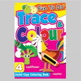 Fun To Do Trace & Colour Colouring Book 4 (MM75017) Fun To Do Trace & Colour Colouring Book 4 (MM75017)