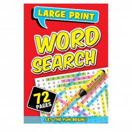 72 Pages Word Search Book Red (MM89107) 72 Pages Word Search Book Red (MM89107)
