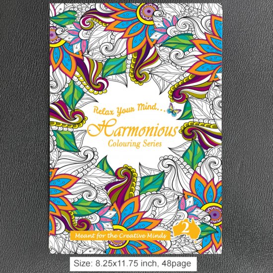 48 Pages Adult Colouring Book 2 (MM93005)