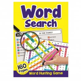 160 Pages Word Search Book Yellow (MM93609) 160 Pages Word Search Book Yellow (MM93609)