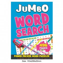 496 Pages Word Search Book Blue (MM99304) 496 Pages Word Search Book Blue (MM99304)