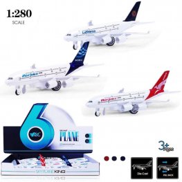9" Diecast Models 1:280 Air Bus A383(3 Assorted) MY2469D-6 9" Diecast Models 1:280 Air Bus A383(3 Assorted) MY2469D-6