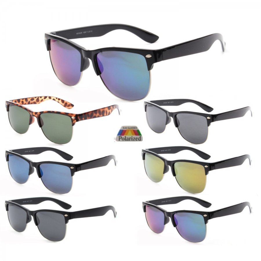 Classic Polarized Clubmaster Sunglasses PM6117