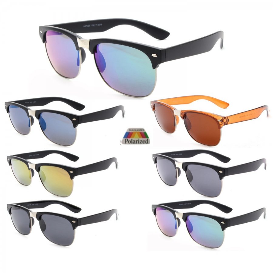 Classic Polarized Clubmaster Sunglasses PM6118