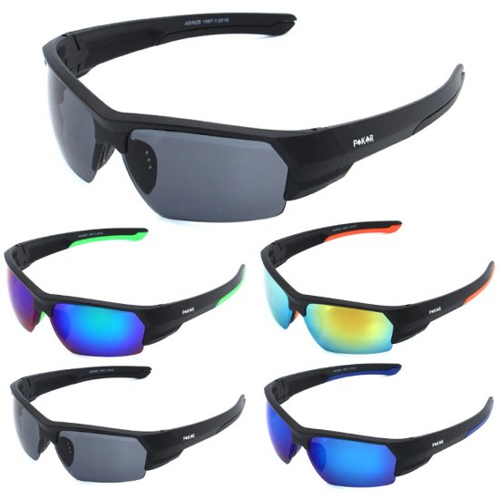 Poker Sport Plastic Sunglasses