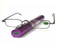 Reading Glasses Metal Frame Spring Arm with Case (Refills) R9024