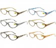 Spring Arm Fashion Plastic Reading Glasses 4 Style R9180/81/82/83