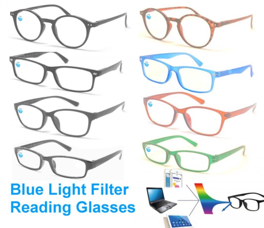 Blue Light Filter Reading Glasses 4 Style R9191/92/93/94