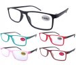 Fashion Plastic Reading Glasses 4 Style R9204-07