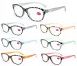 Unisex Fashion Plastic Reading Glasses 4 Style R9216-19