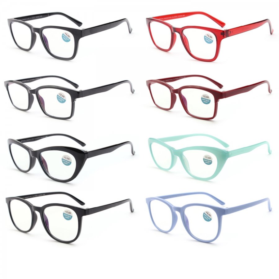 Blue Light Filter Reading Glasses 4 Style R9292-95