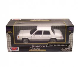 Dodge Aries K 1982 - 1:24 (White) MM73335WH Dodge Aries K 1982 - 1:24 (White) MM73335WH