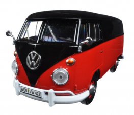 1:24 VW Type 2 (T1) - Delivery Van (Black/ Ruby Red) MM79342BR 1:24 VW Type 2 (T1) - Delivery Van (Black/ Ruby Red) MM79342BR