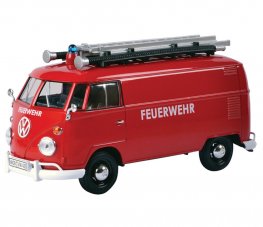 1:24 Volkswagen Type 2 (T1) Delivery Van - Fire Truck with Ladder and Nozzle (Red) MM79564FT 1:24 Volkswagen Type 2 (T1) Delivery Van - Fire Truck with Ladder and Nozzle (Red) MM79564FT