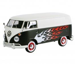 1:24 Volkswagen Type 2 (T1) Delivery Van - Hot Rod (2 Tone, Matt White / Black) MM79566HR 1:24 Volkswagen Type 2 (T1) Delivery Van - Hot Rod (2 Tone, Matt White / Black) MM79566HR