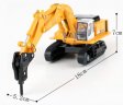 Rock Breaker Excavator 1:87 Heavy Diecast Model DC-620016