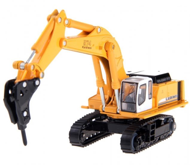 Rock Breaker Excavator 1:87 Heavy Diecast Model DC-620016