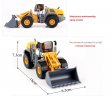 Yellow Four Whell Loader 1:50 Heavy Die cast Model KDW625003W