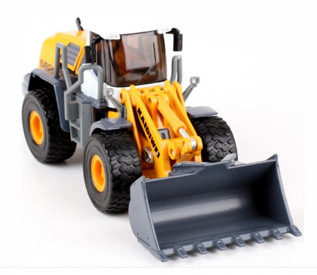 Yellow Four Whell Loader 1:50 Heavy Die cast Model KDW625003W