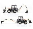 White Backhoe Loade 1:50 Heavy Die cast Model KDW625004W