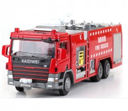 Water Tank Fire Engine 1:50 Heavy Die cast Model KDW625013W Water Tank Fire Engine 1:50 Heavy Die cast Model KDW625013W