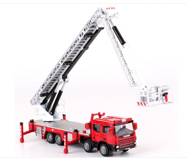 Aerial Fire Truck Construction Vehicle 1:50 Heavy Die cast Model KDW625014W