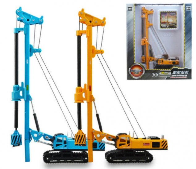 Rotary Drilling Rig Crawler Construction Piling Machinery - 1:64 Heavy Die cast Model KDW625021W