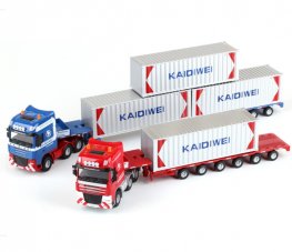 Container Truck 1:50 Heavy Diecast Model KDW625022W Container Truck 1:50 Heavy Diecast Model KDW625022W