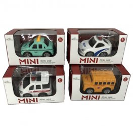 3" Diecast Mini City Vehicle 4 Style Mixed Window Box WGT2404-1 3" Diecast Mini City Vehicle 4 Style Mixed Window Box WGT2404-1