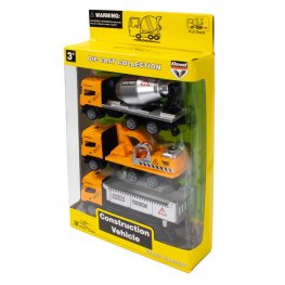 1:64 Diecast Construction Vehicle 3 Style Mixed in Hangsell Window Box WGT2425-3 1:64 Diecast Construction Vehicle 3 Style Mixed in Hangsell Window Box WGT2425-3